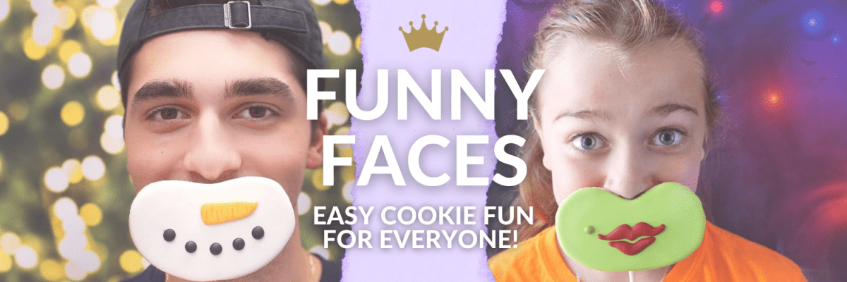 How To Make Funny Face Cookies: Easy cookies with a big impact! - The Cookie Countess