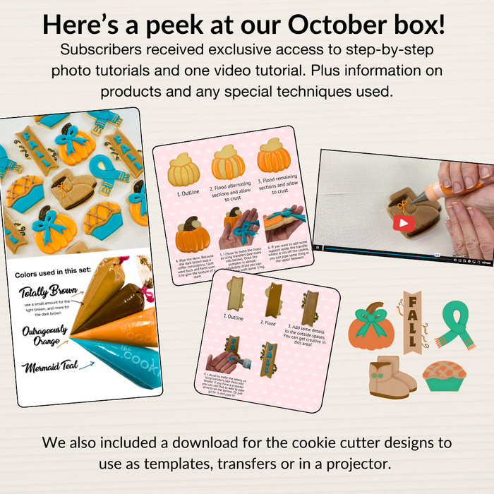 The Cookie Countess Cutter Club Subscription Box