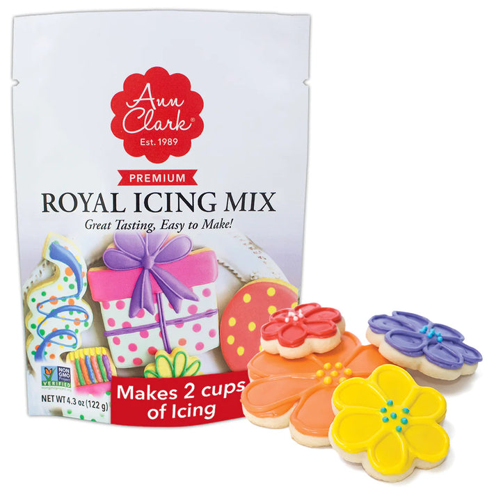 Ann Clark Vegan Instant Royal Icing Mix 4.3 oz- White