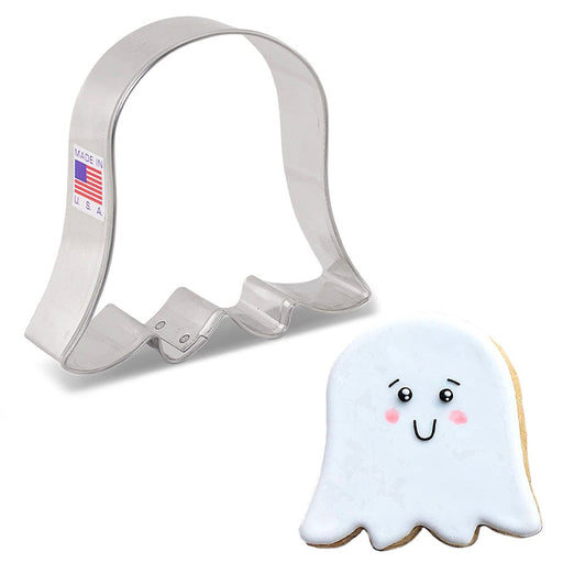 Ann Clark Cookie Cutter Cute Ghost / Tulip Cookie Cutter 3 1/2 x 3 3/8"