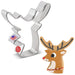 Ann Clark Cookie Cutter Deer Head Cookie Cutter 4"