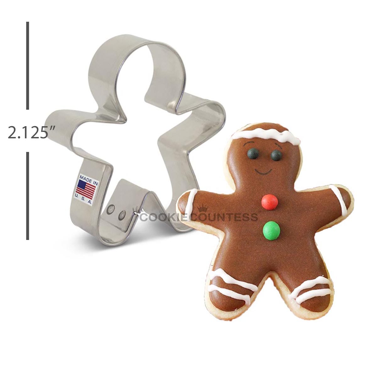 MINI Gingerbread Man Cookie Cutter 2 1/4