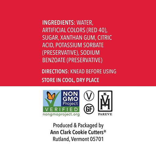 Ann Clark Super Red Food Coloring Gel, .70 oz. - The Cookie Countess