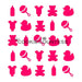 Baby Items Stencil - The Cookie Countess