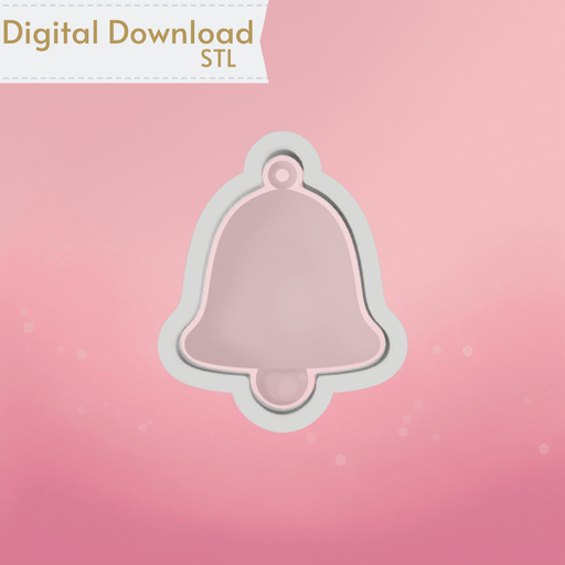 Bell Cookie Cutter STL - The Cookie Countess