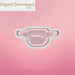 Belt Bag Cookie Cutter STL - The Cookie Countess