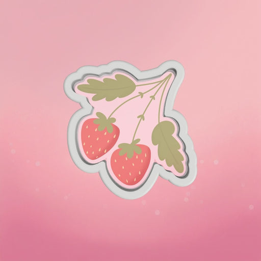 Bunch of Strawberries Cookie Cutter - The Cookie Countess