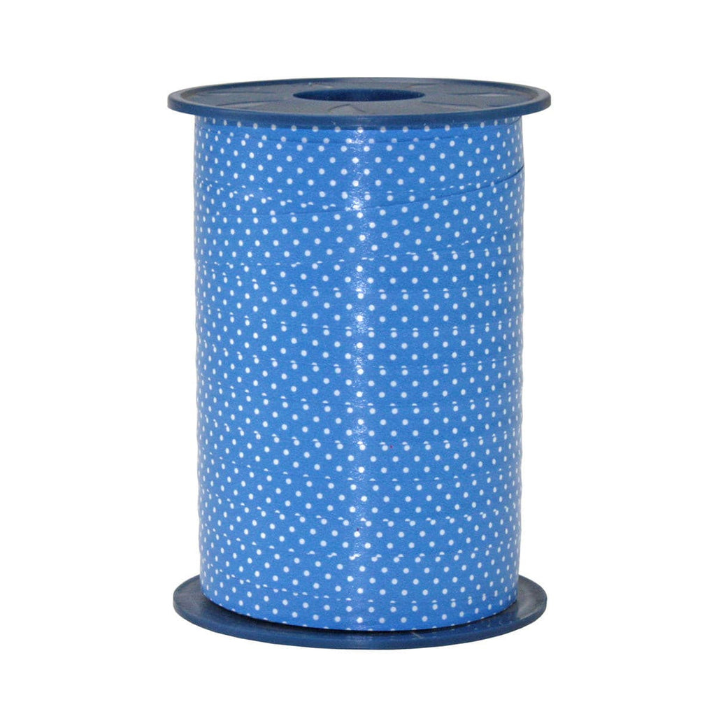 Curling Ribbon: Polka Dot Blue