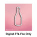 Champagne Bottle - Digital Download, Cutter and/or Artwork - The Cookie Countess