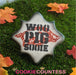 College Stencil - Arkansas Running Hog - The Cookie Countess