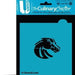 College Stencil - Boise State Bronco - The Cookie Countess
