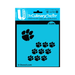 College Stencil - Clemson Tiger Paw Pattern - The Cookie Countess