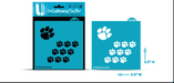 College Stencil - Clemson Tiger Paw Pattern - The Cookie Countess