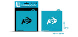 College Stencil - Colorado University Buffalo - The Cookie Countess