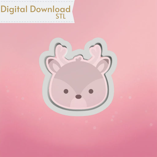 Deer Cookie Cutter STL - The Cookie Countess