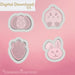 Easter Mini Cutters STL Set - The Cookie Countess