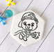 Fireman Bear PYO Stencil - The Cookie Countess