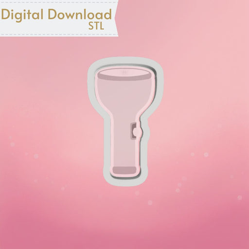 Flashlight Cookie Cutter STL - The Cookie Countess
