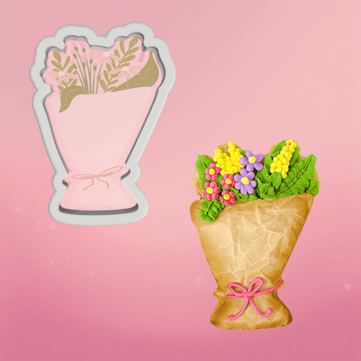 Flower Bouquet Cookie Cutter - The Cookie Countess