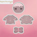 Gingerbread Couple 4pc Cookie Cutter STL - The Cookie Countess
