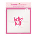 Hello Fall Stencil - The Cookie Countess