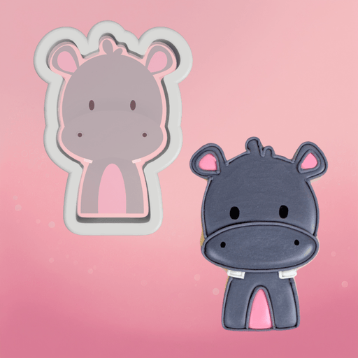 Hippo Cookie Cutter - The Cookie Countess