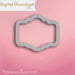 Hope Plaque Cookie Cutter STL - The Cookie Countess