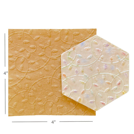 Intricut Edibles Parchment Paper Parchment Texture Sheets - Christmas Lights