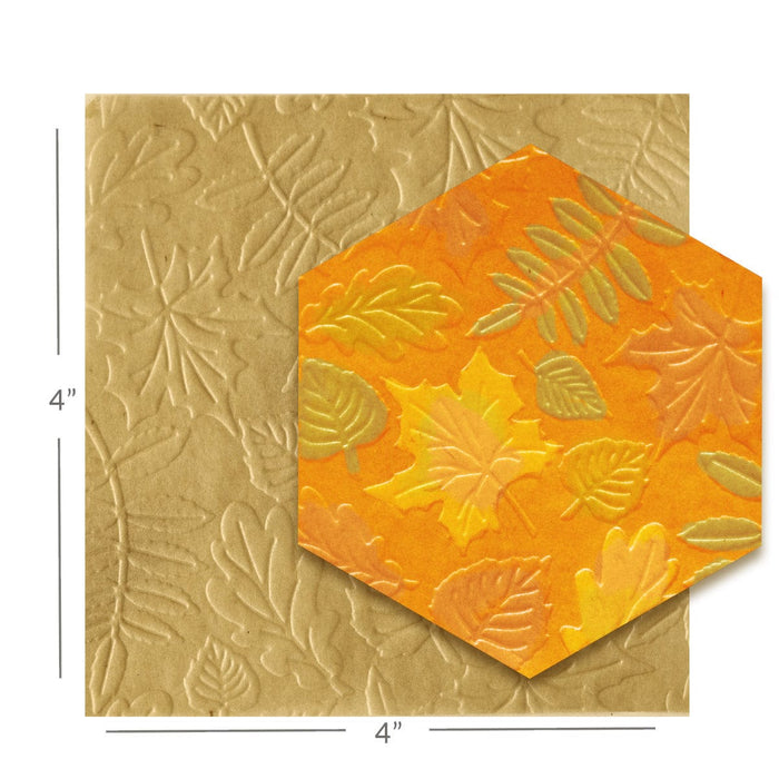 Intricut Edibles Parchment Paper Parchment Texture Sheets - Fall Leaves (Exclusive)