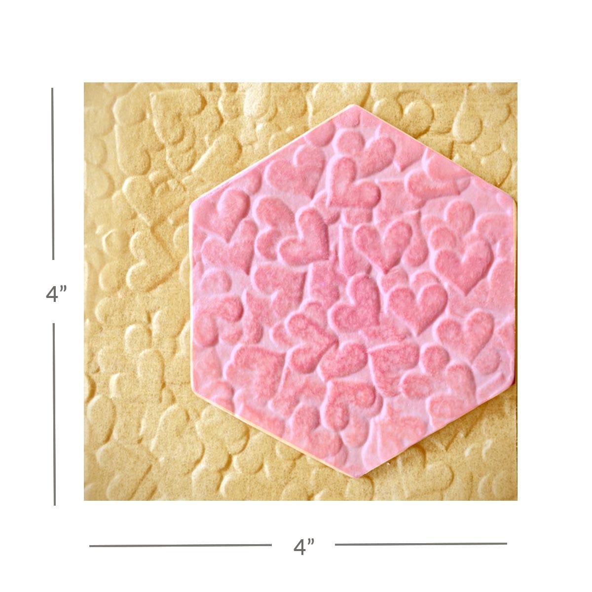Parchment Texture Sheets - Hearts Combo Set of 12 Sheets
