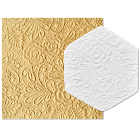 Intricut Edibles Parchment Paper Parchment Texture Sheets - Lace 02