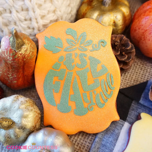 It's Fall Y'all Stencil - Drawn by Krista - The Cookie Countess