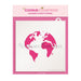 Large Globe 3.5" Stencil - The Cookie Countess
