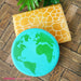 Large Globe 3.5" Stencil - The Cookie Countess