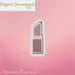 Lipstick Cookie Cutter STL - The Cookie Countess