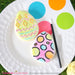 Mini Egg Dots and Diamonds PYO Stencil - The Cookie Countess