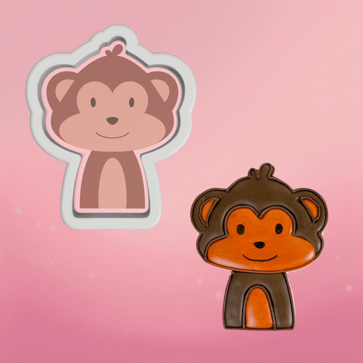 Monkey Cookie Cutter - The Cookie Countess