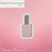 Nail Polish 1 Cookie Cutter STL - The Cookie Countess