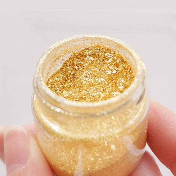 Edible Glitter dust GOLD ( 6 grams ) Magic dust , Kosher, Gluten