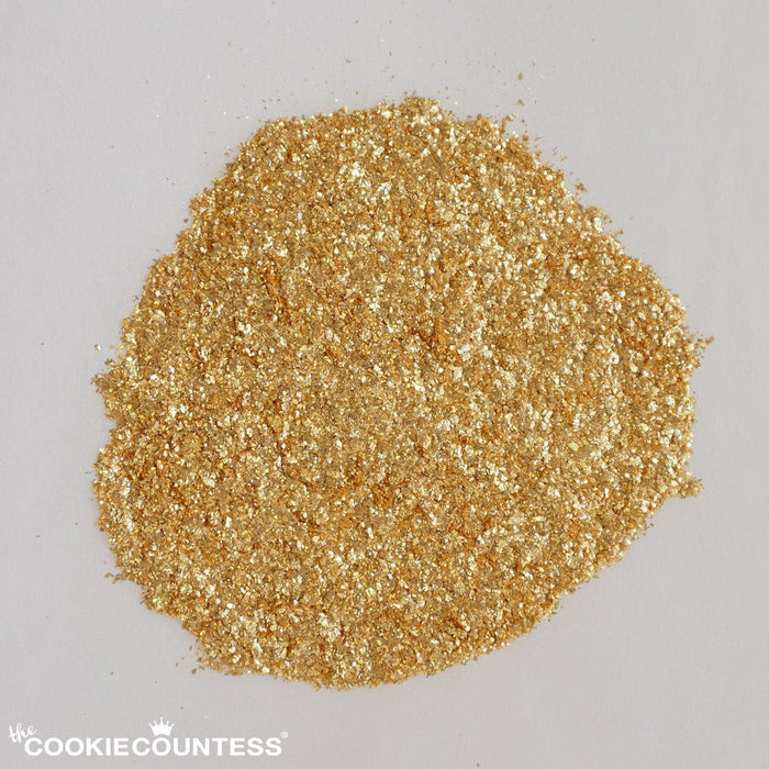 Gold Edible Glitter FDA Approved Made in USA - Kosher, Vegan — The