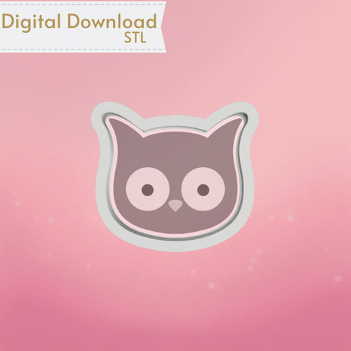 Owl Cookie Cutter STL - The Cookie Countess
