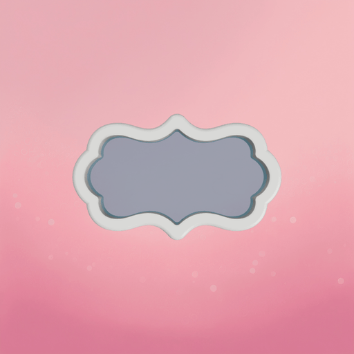Skinny Bristol Plaque Cookie Cutter - The Cookie Countess