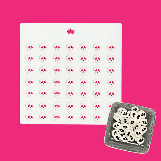 Skull 2pc Sprinkle Stencil - The Cookie Countess