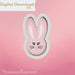 Small Bunny Face Cookie Cutter STL - The Cookie Countess