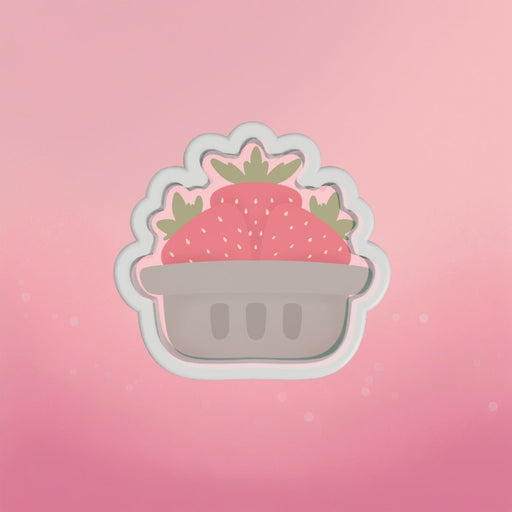 Strawberry Basket Cookie Cutter - The Cookie Countess