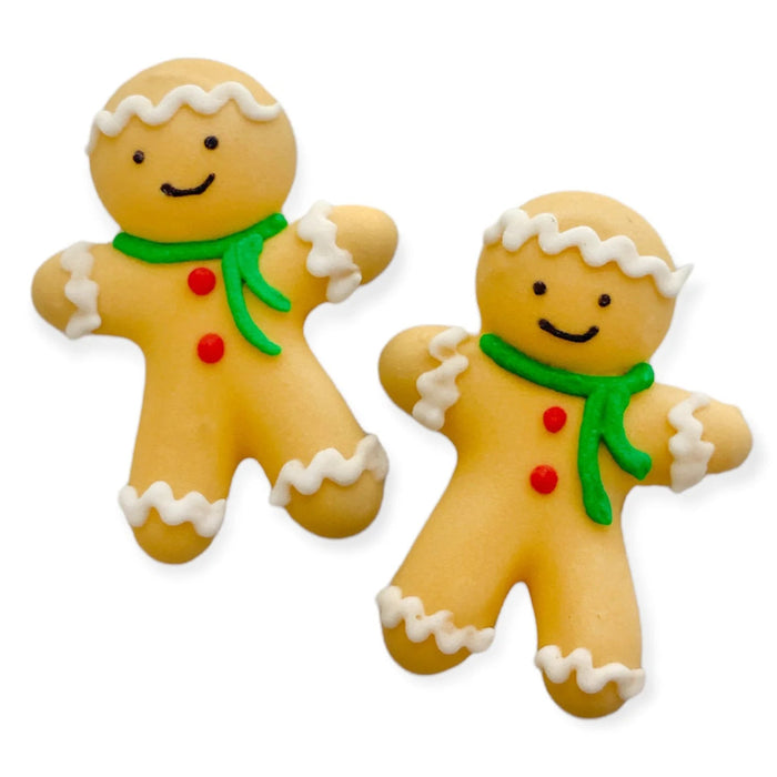 Sweet Elite Sugar Decorations Medium Gingerbread Boy Royal Icing Decorations ( 18pc)