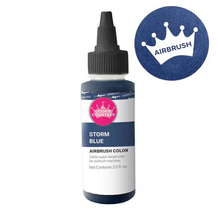 Cookie Countess - Storm Blue edible airbrush color 2oz — The