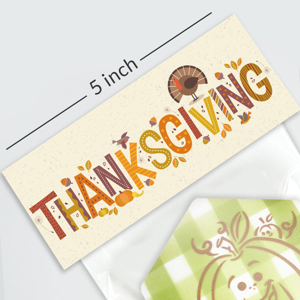 Turkey Toes Thanksgiving Bag Toppers – Amanda Creation