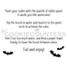 The Cookie Countess Bag Topper Bag Topper 5" with PYO Instructions - Halloween