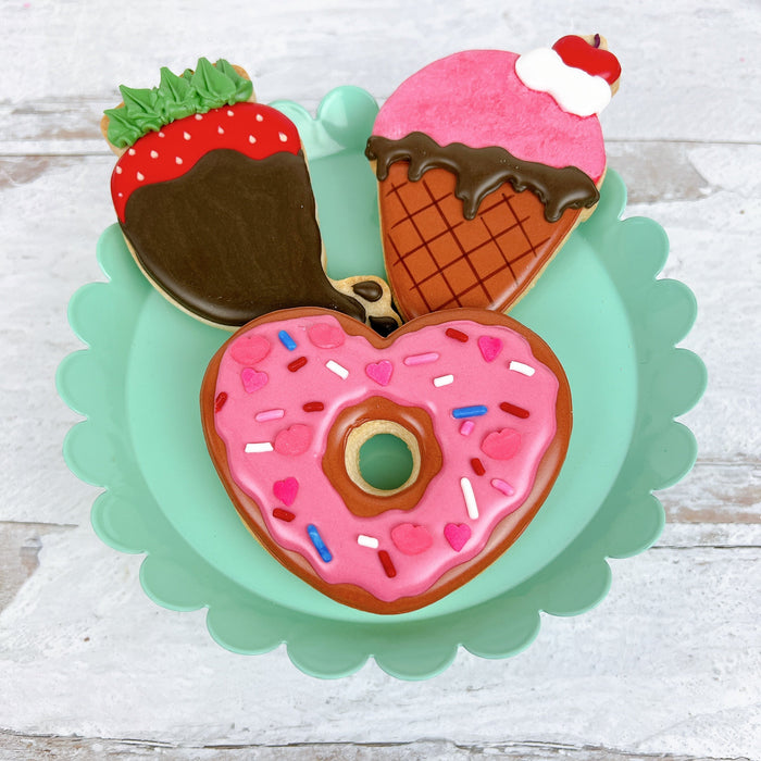 The Cookie Countess BakeShop Decorating Class Beginner Sweet Treats Cookie Decorating Class - February 1